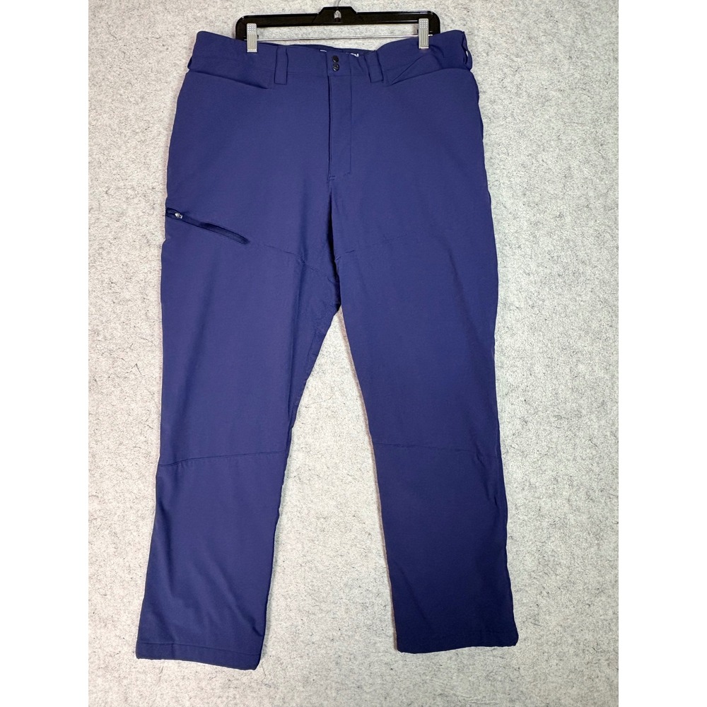 Alaskan Hardgear Duluth Trading Blue Nylon Pants Mens 40x30 Fleece Lined AKHG